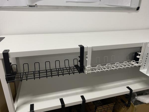 Home/Office Wire Organizer Tray Cable Management Box for Under Desk Cord Organization
