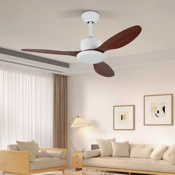 52 48 Ceiling Fan Decorative Modern Smart White Black  Ceiling Fan Without Light