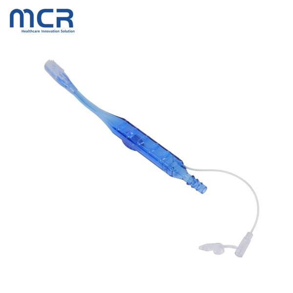 Big Brussile Oral Suction Toothbrush for Hospital with Flushing Port