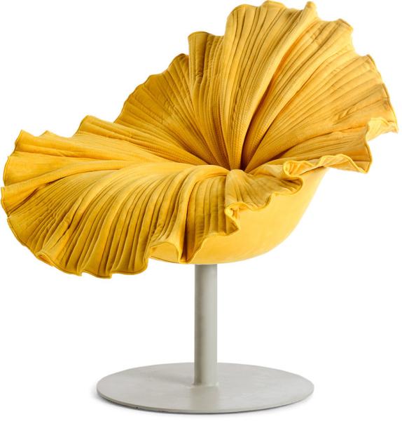 High replica Colorful bloom easy chair flower shape chair bloom lounge chair in fabric modern calssic lougne chair