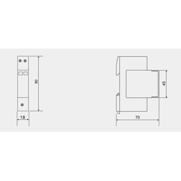 Tipo do poder 275V da C.A. 5ka 15ka - prendedor de relâmpago do protetor de impulso 2