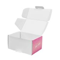 Embalagens de papel impresso personalizadas Caixas corrugadas para roupas e velas