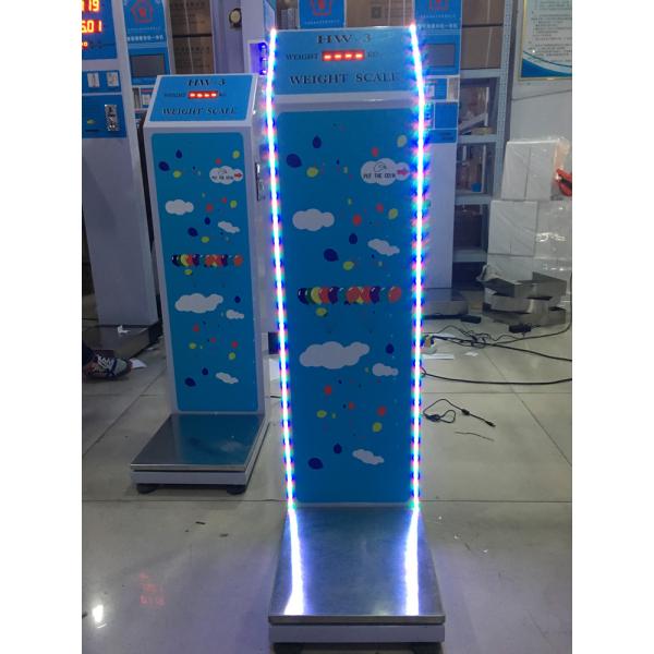 Coin Vending Weighing Scales Division 0.1kg LED Display Type Digital Body Weight Machine
