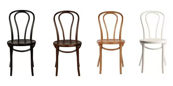 Metal curvado que cena el vintage Bentwood al aire libre Thonet de la silla 4.6kg