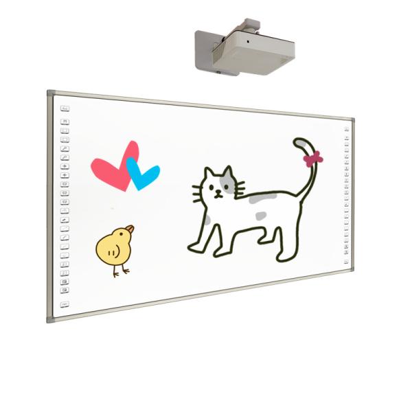82 Inch Infrared Interactive Boards With E3 Ceramic/ Nano Surface Work With Projector