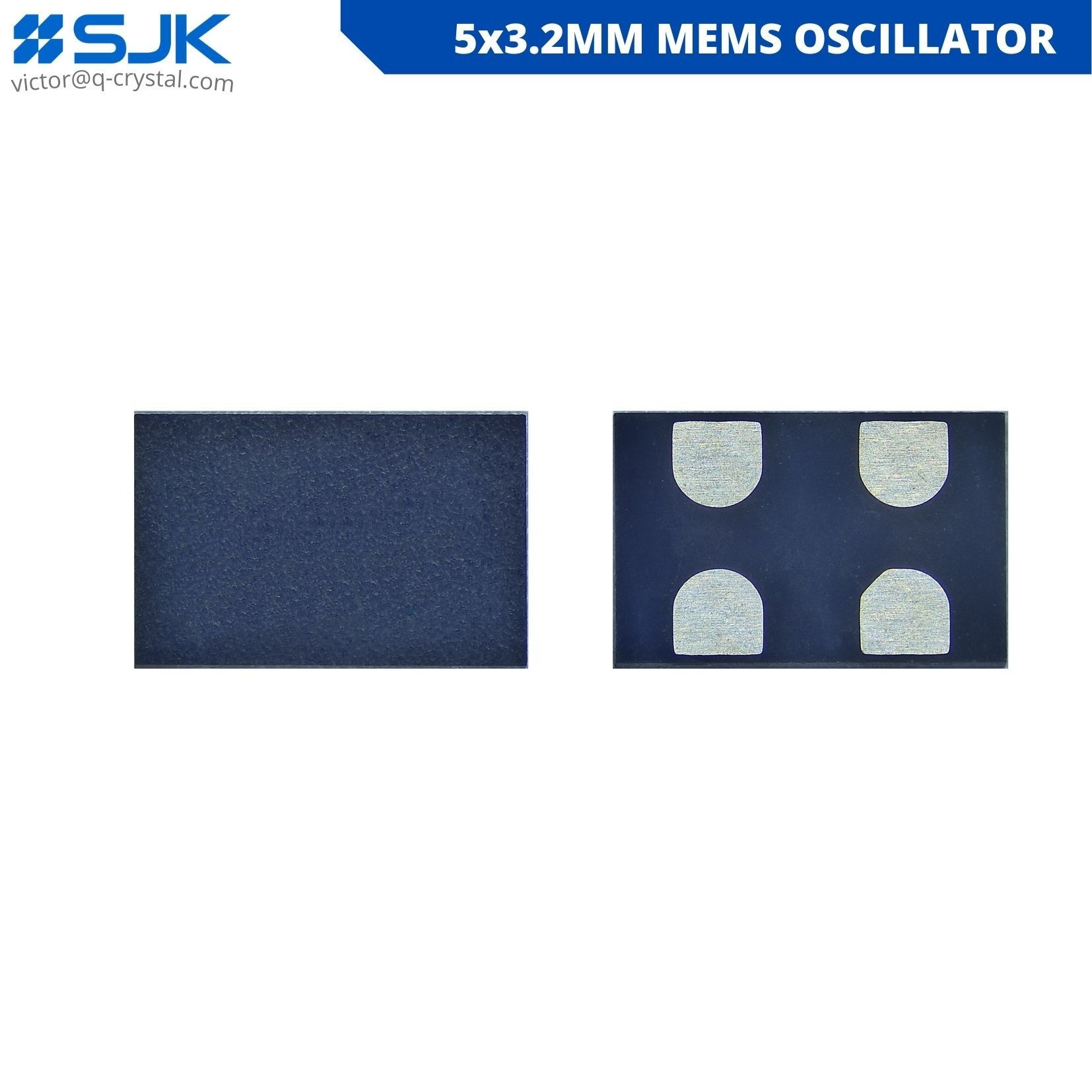 MEMS осциллятор SMD 5x3.2mm HCMOS 1-200MHz 20PF 20ppm 1.8-3.3V -SJK- для приложений