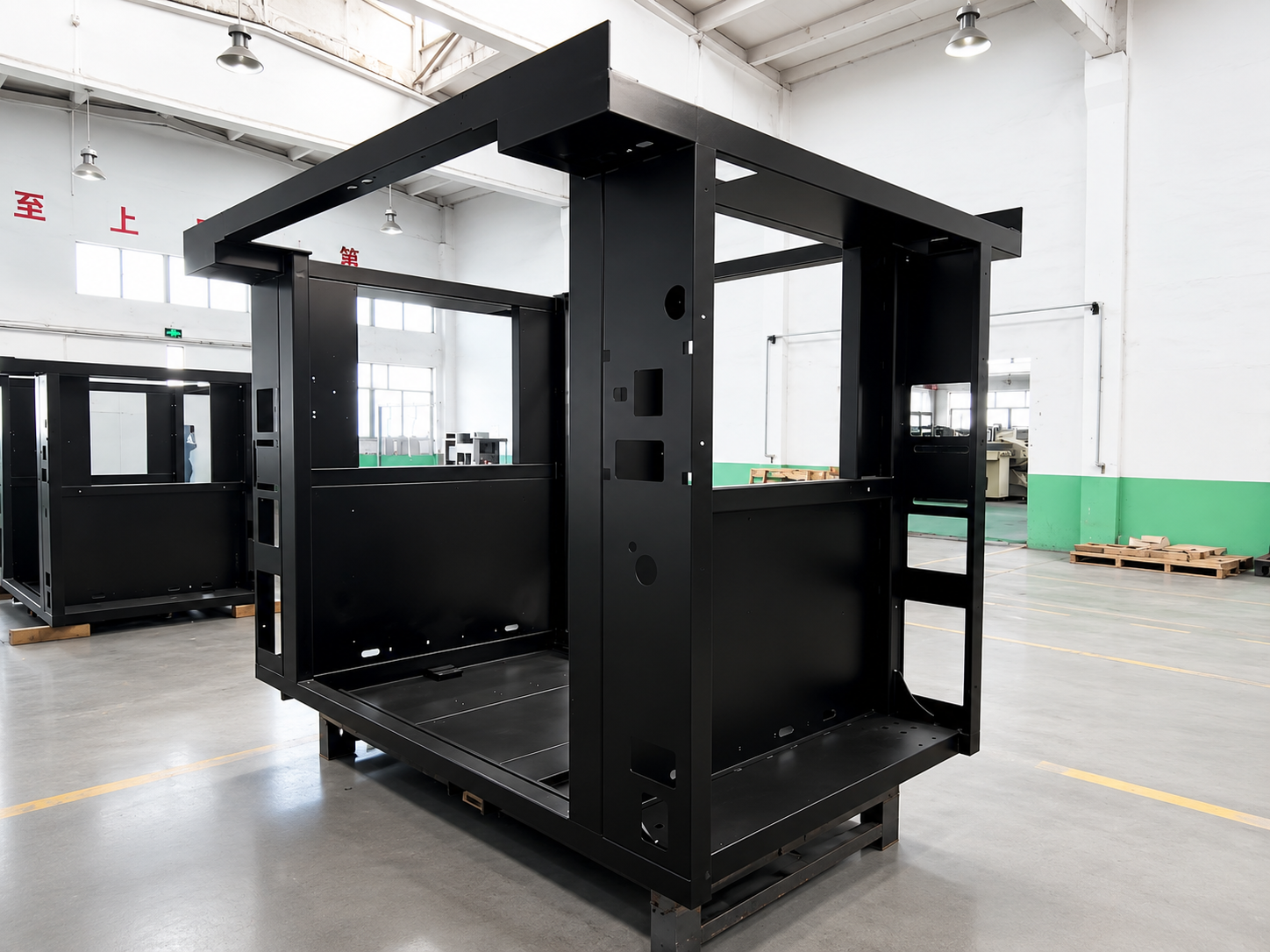 Welding Metal Steel Fabrication Steel Machine Frame For Heavy Industrial Equipment