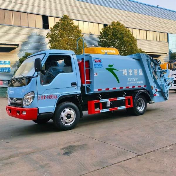 Forland Mini Garbage Collection Equipment , Garbage Removal Truck 2cbm