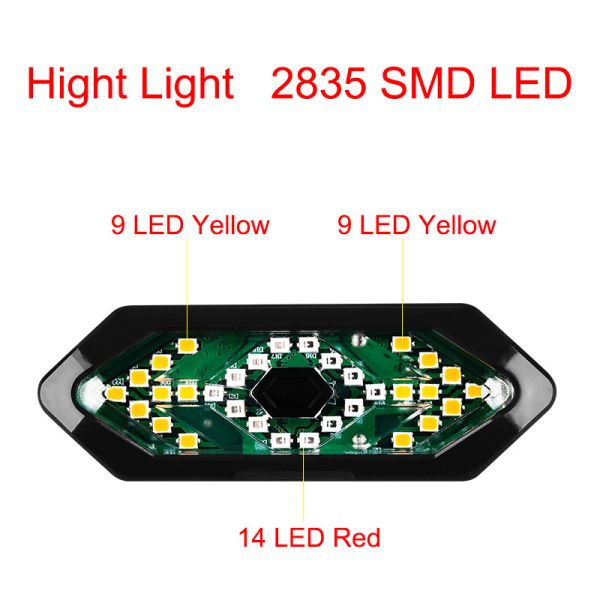 Hot Selling Bicycle Bike Tail Light Set Remote Control Rechargeable with Battery Power Supply Spare Parts