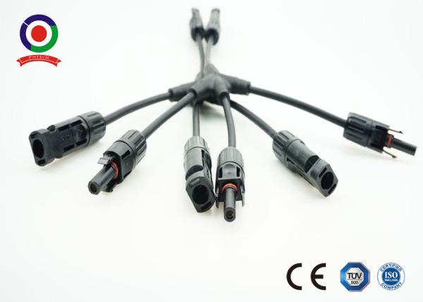 Acoplador solar 3 do divisor do cabo do CE IP67 no tipo dos conectores de ramo Y de 1 T