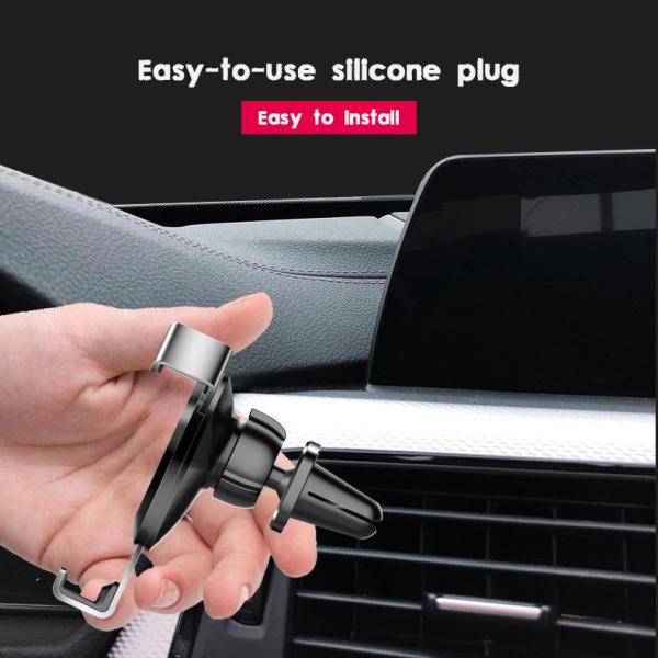 360 кронштейн держателя телефона автомобиля силы тяжести держателя 0.1kg телефона вращения степени умный регулируемый