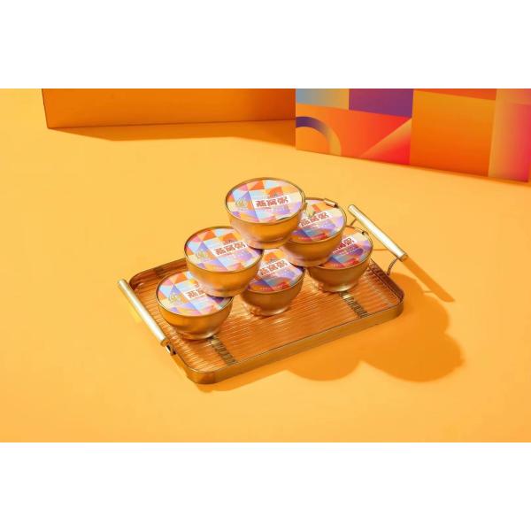 800г Круглая металлическая чаша, покрытая пищевым маслом