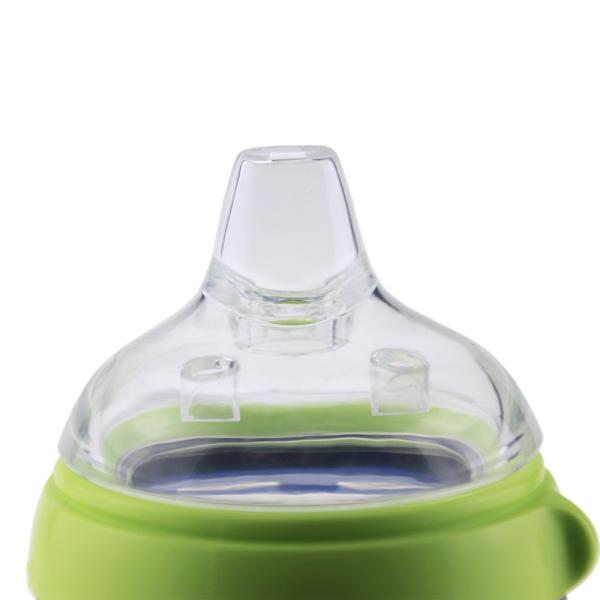 Slow Flow Baby Feeding Bottle Nitrosamine Free 10oz Silicone Sipper Bottle