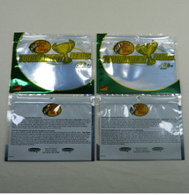 Customized soft plastic lures bait packaging fishing bag , fishing lure bag