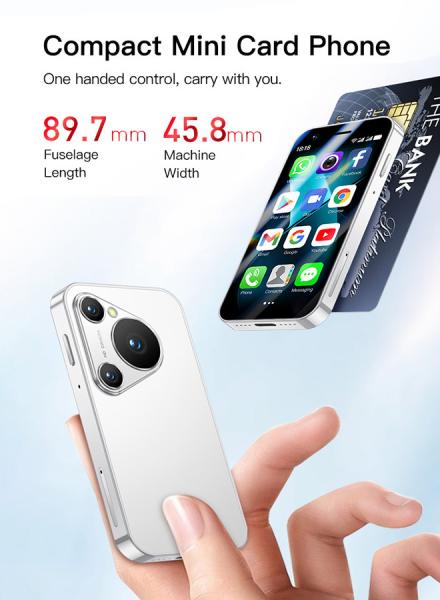 3G ミニ スマート Android Phone P70 Pro Max MTK6580M CPU 2000mAh バッテリー 3スクリーン