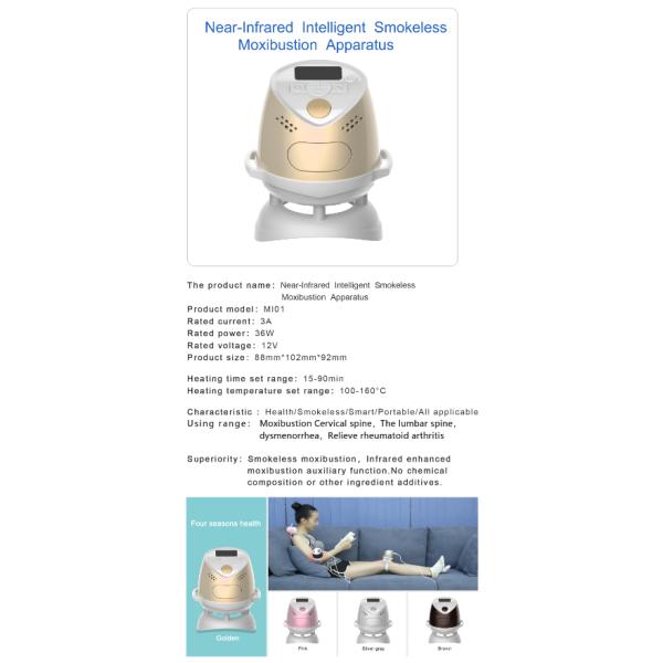 Home Relieve Pain Electric Moxa Device Moxibustion Box Gynecology To Moisture