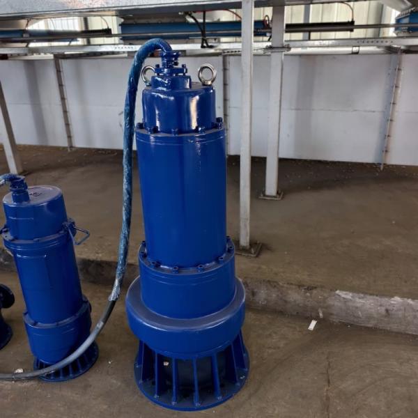 Industrial Sewage Submersible Agricultural Irrigation Pump 75kw 1300m³/H Flow 15m WQ Series