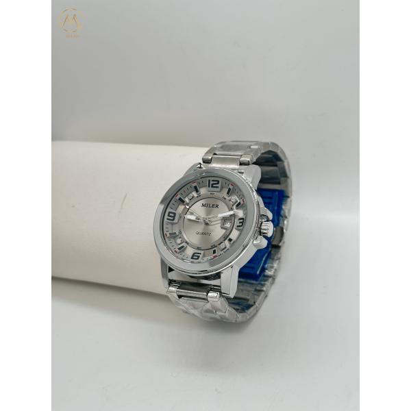 New Casual Sport Men Luxury Waterproof Quartz Watch with Stainless Steel Band