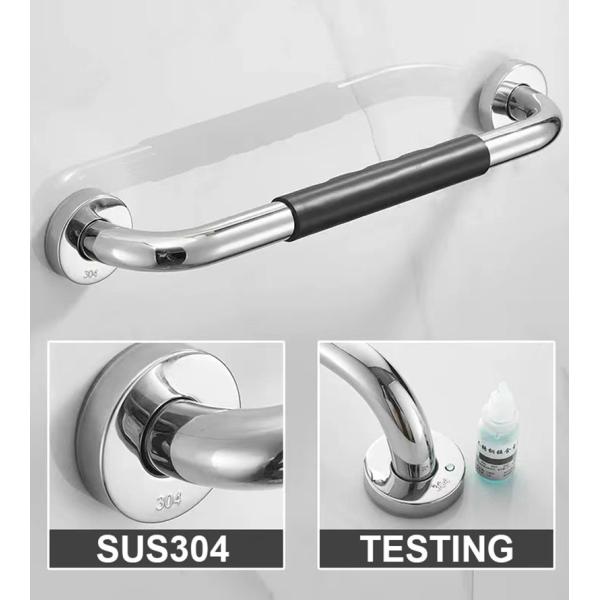 Bathroom Anti Slip Grab Rails , Shower Safety Handles For Seniors Elderly