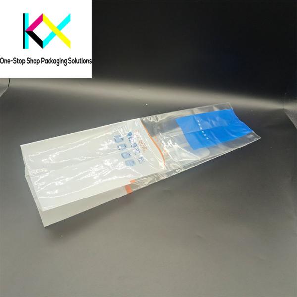 Bowl Commodity Packaging Back Seal Side Gusset Plastic Bags 120um Thickness