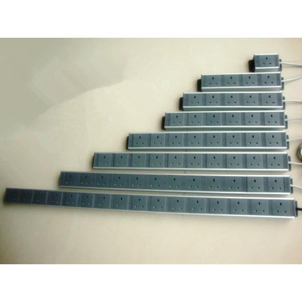 1 port outlet with switch Power Strips, UK Power Distribution Units and Extension Cords