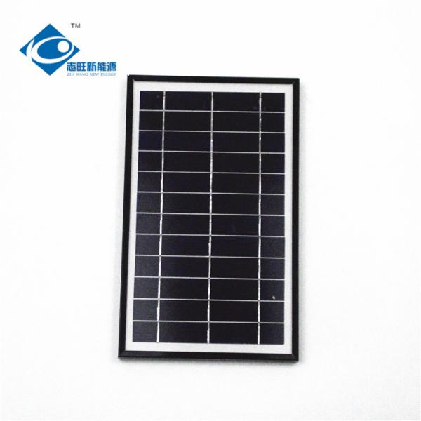 O vidro de ZW-7W laminou o carregador solar filexable do quadro de alumínio do painel solar 7W 6V