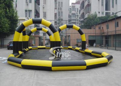 N exterior feito-à-medida interno vai karts autódromo inflável para bolas e carros do zorb