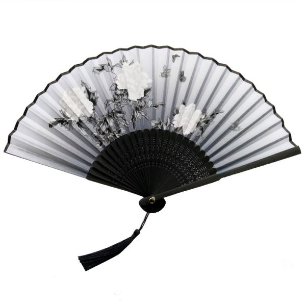 [I AM YOUR FANS] in Stock Personalized Wedding Hand Fan Bamboo Silk Fan