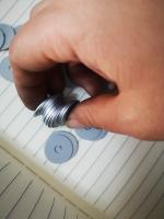 Gasket galvanized screw round gasket Metal thickened flat gasket screw 304 stainless steel flat gasket