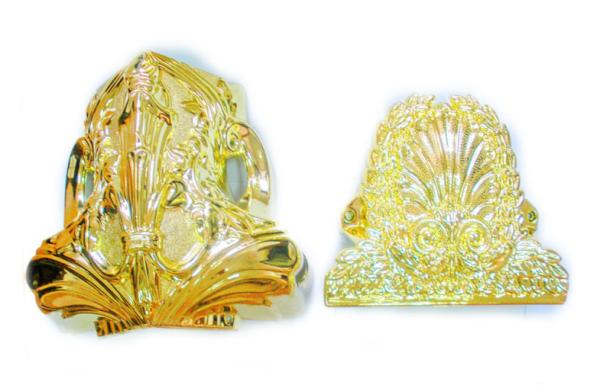Brass color funeral accessories casket hardware corner c016