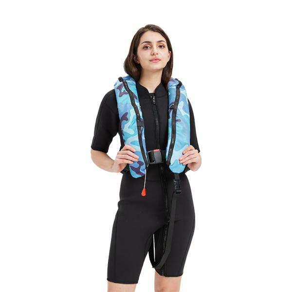 DHI-017 Oxford + TPU Chaleco salvavidas inflable automático