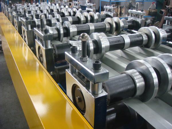 Aluminum Sheet Roof Panel Roll Forming Machine Hydraulic Cutting