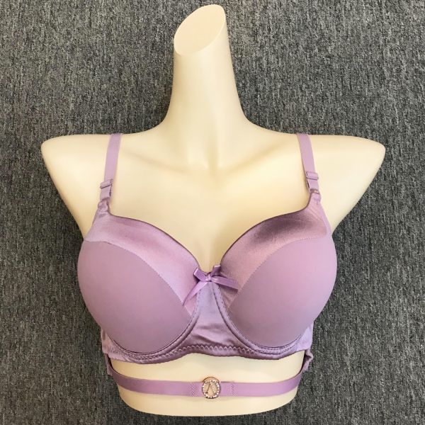 Rhinestone Underwire Bra Set Ice Silk Comfort Summer Large Size 38-44C Women Bra Set High Quality Wholesale Set Lingerie Women