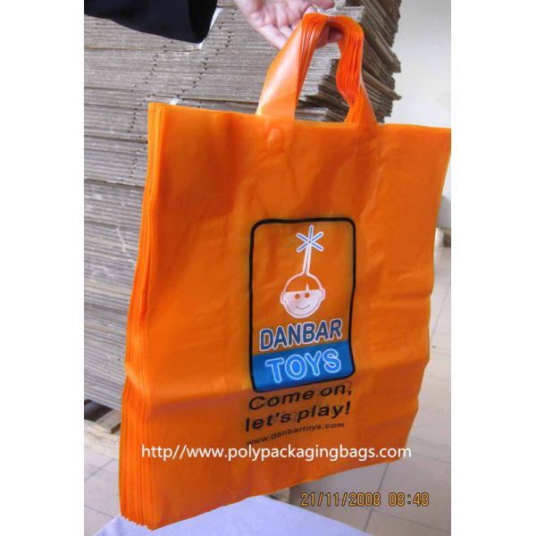 Fashionable White Low Density Polyethylene Bags White Ribbon