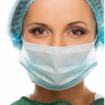 Easy Degradation Medical Breathing Mask , Disposable Protective Mask Light Weight