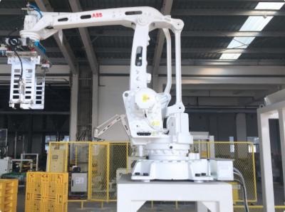 Empacotador robótico robótico e Palletiser da caixa da máquina robótico de Palletizer do caso