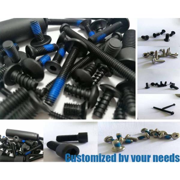 Special Hex Step Bolt with Steel Sharp Point nickel coating