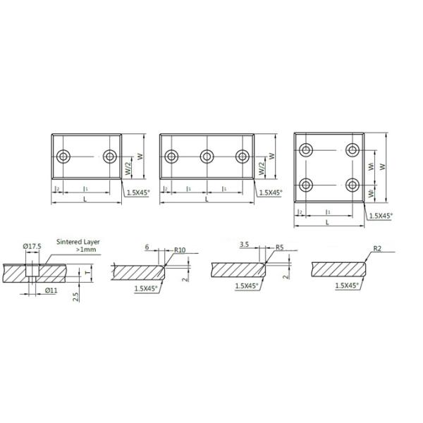 1_1_4_20мм_тхик_веар_плате_02.джпг Стандарт ДЖИС спек толщину подшипников ДНБ #2000 20мм металла для прессформы Тер