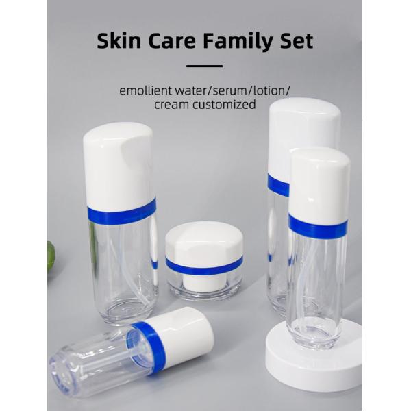 Soins de la peau blancs et rouges Kit Set de bouteille de lotion du pot 30ml 50ml 80ml 100ml 120ml de crème de PETG 25g 45g