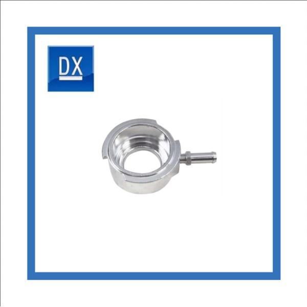 Pièces usinées argentées de haute précision, goulotte en aluminium de radiateur