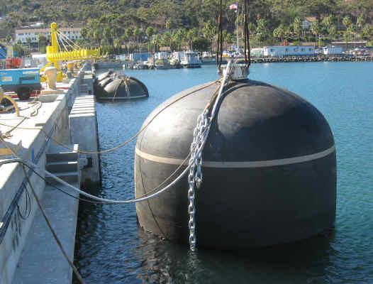 D3.3*L6.5m Foam Filled Submarine Fenders Hydro Pneumatic Rubber Fender
