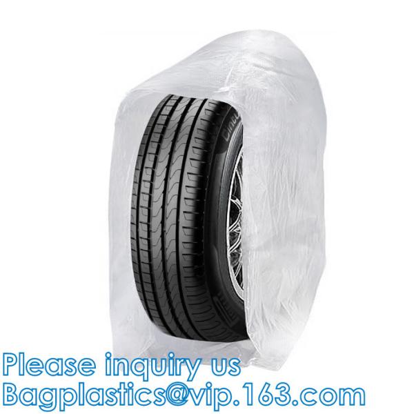 Biodegradable Car Tyre Storage Bag, Heavy Duty Washable, Tear Proof, Wheel Cover, Car Plastic Tire Bags