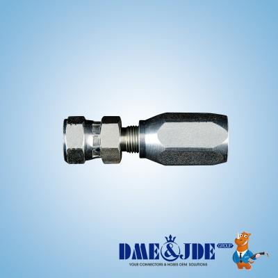 DPF1T No Skive Ferrule Hydraulic Hose Fittings For SAE100 R1AT Or EN853 1SN
