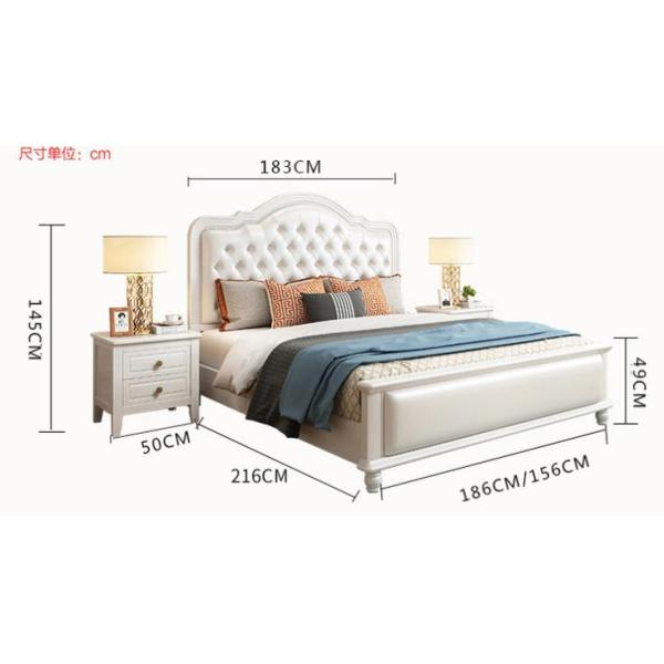 Wood Home Modern Bed Furniture Contemporary Platform Bed Customized
