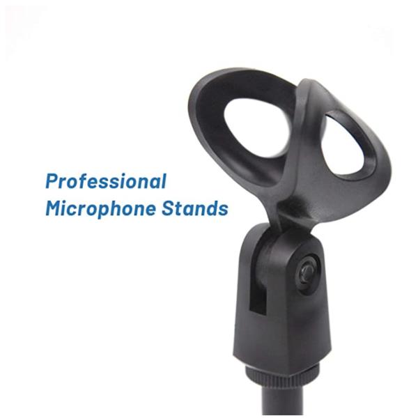 ABS 180 Degree 4.7cm Microphone Holder For Tripod