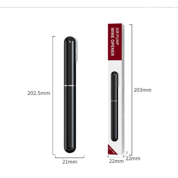 FDA LFGB Pneumatic Bottle Opener Bar Tool Set Air Pump Wine Opener For Elderly