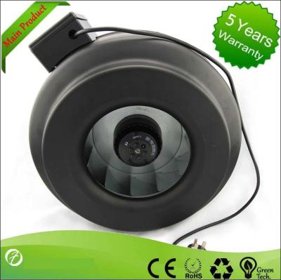 Fã Inline centrífugo profissional com Shell plástico 230V 150mm