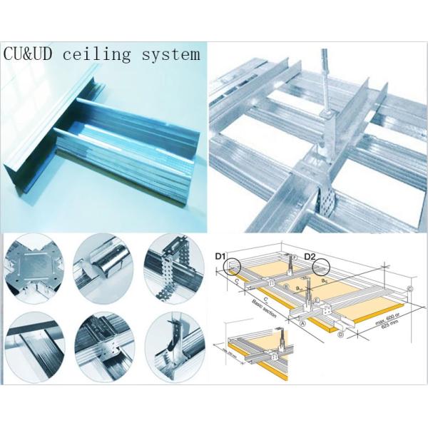 Metalcon Steel Stud Track Drywall Roll Forming Machine 0.85mm - 1.5mm PLC Control