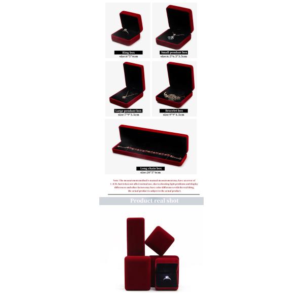 Luxury Velvet Jewelry Set Box for High Grade Green Packaging Bracelet Necklace Ring