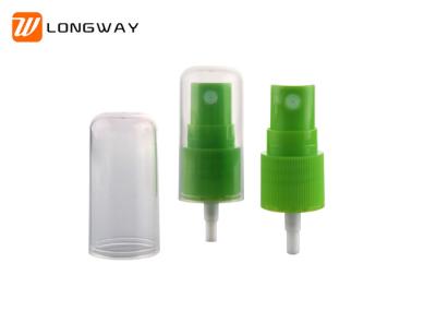 PP Material Green Fine Mist Pump Sprayer With Ribbed Closure 18/415